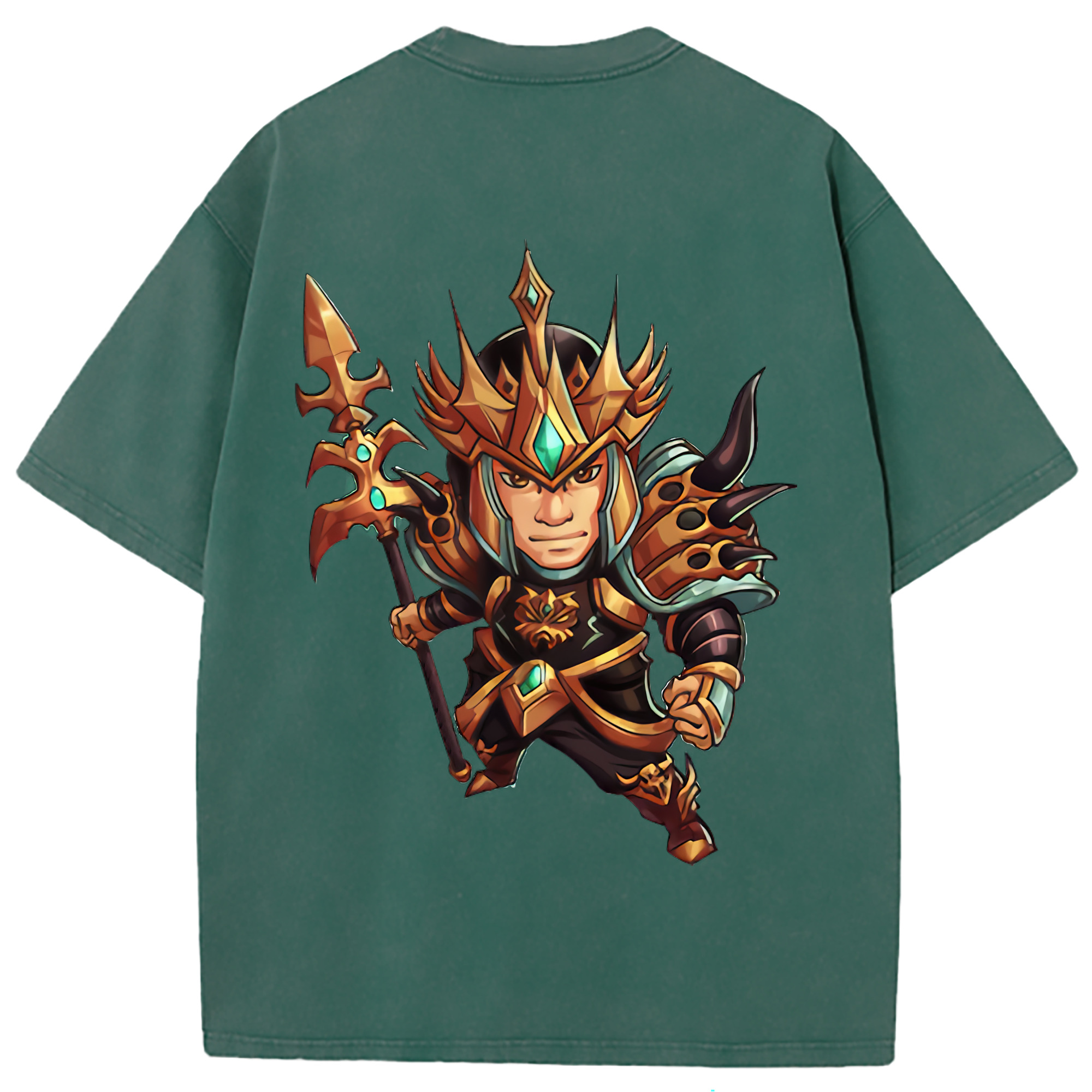 （画像用） リーグ・オブ・レジェンド League of Legends LOL 綿100% ヴィンテージ風 半袖Tシャツ（背面プリント）